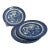 Vintage Mid-Century Modern Churchill England Blue Willow 10” Dinner Plates- Set of 4 For Sale