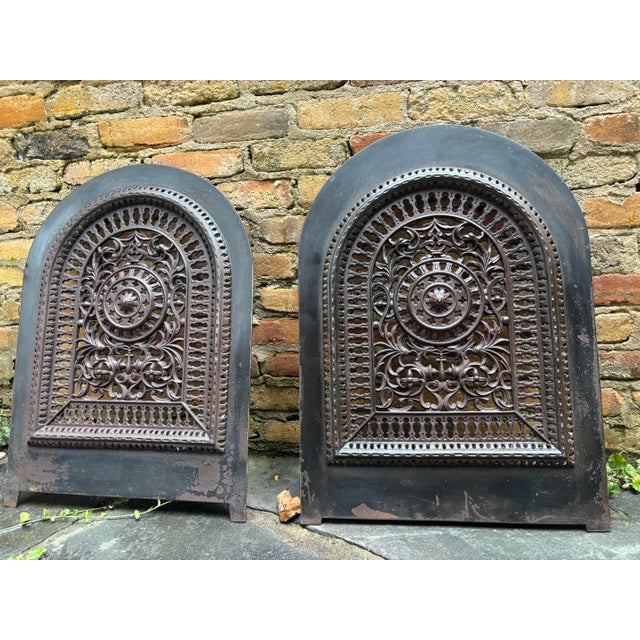 Coffee Late 19th Century Spring Screen Duo For Sale - Image 8 of 9