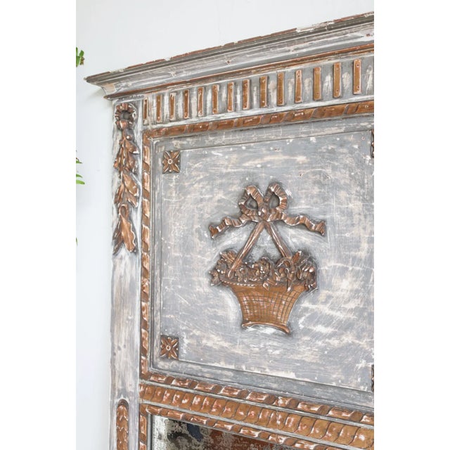 French Antique French Mirror For Sale - Image 3 of 6