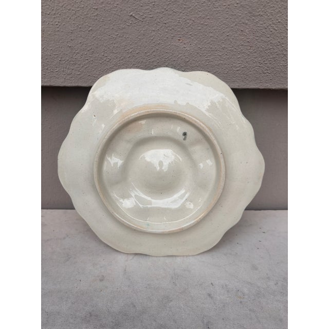 1900 - 1909 French Majolica Orchies Oyster Plate Circa 1900 For Sale - Image 5 of 5