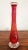 Modern Barovier and Toso Carnelian Red Murano Glass Vase For Sale - Image 3 of 10