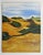 Late 20th century acrylic on canvas painting of golden hillside landscape. Unsigned. Unframed.