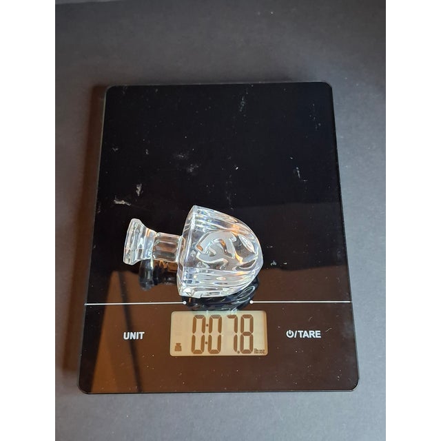 Rosenthal Classic 24% Lead Crystal Dreidel Judaica 3.5" Hand Cut W/ Original Box For Sale - Image 17 of 17