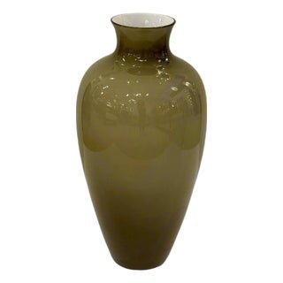 1980s "Cinese" Large Italian Art Glass Vase by Paolo Venini For Sale