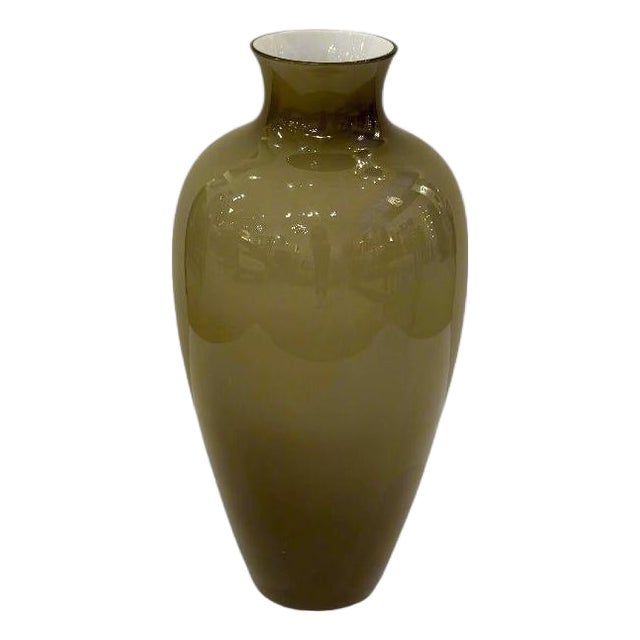 1980s "Cinese" Large Italian Art Glass Vase by Paolo Venini For Sale