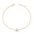 Immerse yourself in the understated elegance of this 10K yellow gold bracelet, for an enrapturing shimmer that captures...