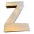 Metal Oversized Letter Z For Sale