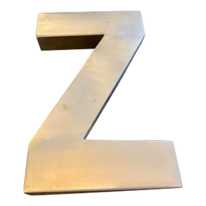 Metal Oversized Letter Z