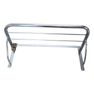 Vintage Bauhaus Chrome Wall Coat Hanger, 1930s For Sale