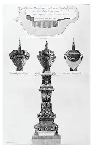 Sezione per il Luogo della Nave - Etching by G.B. Piranesi - 1778 1778
