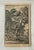 18th Century Print of Commander De Graauw From 1726 by F. Valentijn, Double Sided Glass Frame For Sale - Image 5 of 10