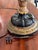 Vintage Italian Ebonized and Gilt Lyre Form Lamp For Sale - Image 12 of 12