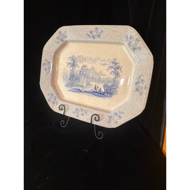 Mid 19th Century Corinth Ironstone Extra Large Platter by James Edwards For Sale - Image 11 of 12