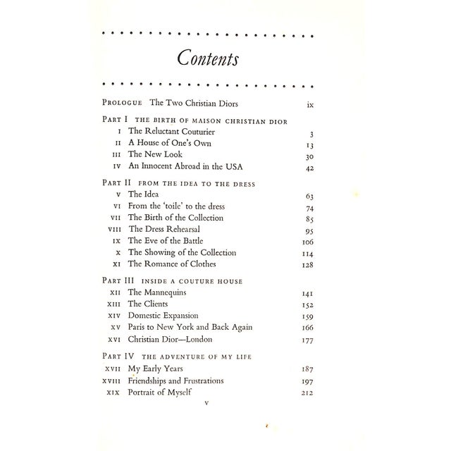1950s "Dior by Dior the Autobiography of Christian Dior" 1957 For Sale - Image 5 of 15