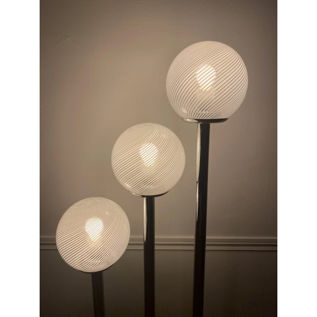 1970s Space Age Ball Floor Lamps, 1970s, Set of 3 For Sale - Image 5 of 7