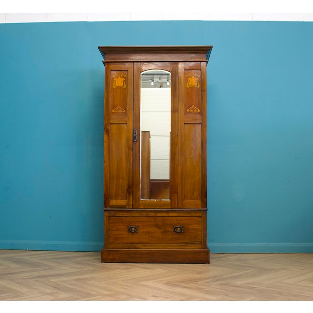 Art Nouveau Wardrobe, 1900s For Sale - Image 11 of 11