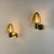 1960s Model V-220 Sconces in Amber Glass and Brass by Hans-Agne Jakobsson, 1960s, Set of 2 For Sale - Image 5 of 18