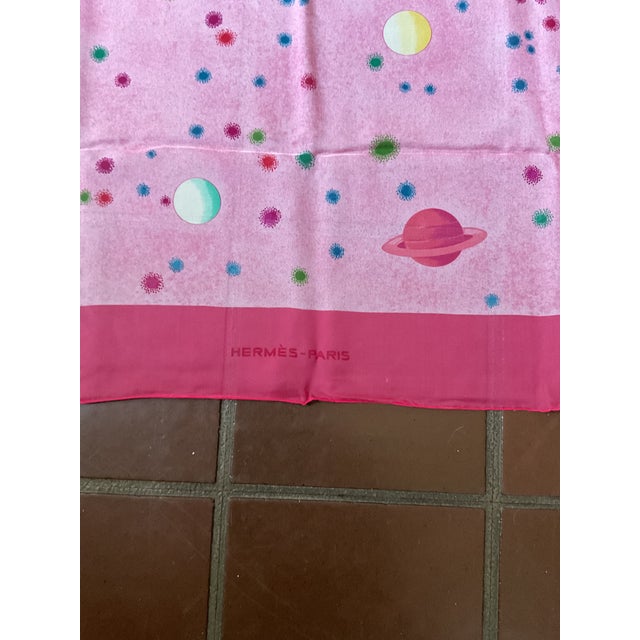 Textile 1990s Hermés La Voie Lacrée (Milky Way) Scarf For Sale - Image 7 of 12