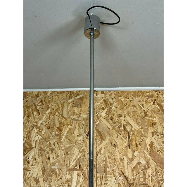 60s 70s Chandelier Huge Chandelier Pendant Lamp Limburg Glass & Chrome Design Object: chandelier Manufacturer: Limburg...