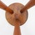 Brown Vintage Brutalist Tripod Stool in Wood, 1960 For Sale - Image 8 of 10
