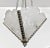 A French Art Deco chandelier by the French artist "Muller Ferers". Four panels are in clear frosted glass with a geometric...