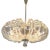 1960s Mid-Century Modern Nickel & Crystal Chandelier by E. Bakalowits & Söhne, Vienna For Sale