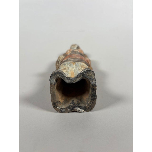 Asian Sculpture of a Mingqi servant with removable head, China, Tang Dynasty (618-907) For Sale - Image 3 of 6