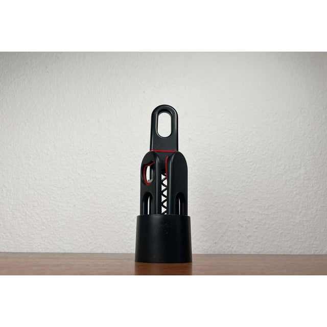 Postmodern Danish Red and Black Bottle Opener and Corkscrew Bar Set by Bjarne Bo for Ideas, Denmark, 1980s, Set of 4 For Sale - Image 14 of 16