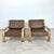 Dimensions: H 30.5” x W 32.5” x SD 21” x SH 15.7” Pair of Vintage German lounge chairs designed by Walter Knoll, newly...