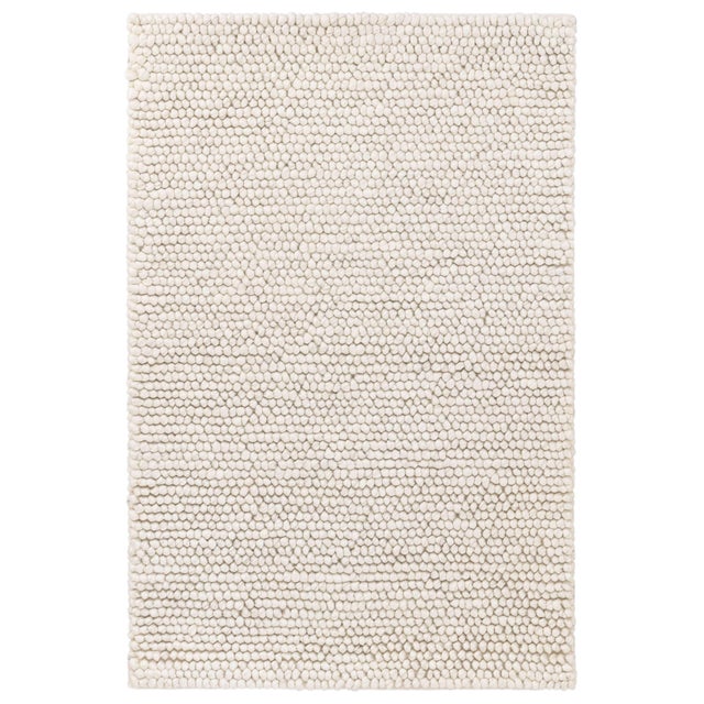 2020s Dash & Albert by Annie Selke Niels Ivory Woven Wool/Viscose Rug, 7' 6" x 9' 6" For Sale - Image 5 of 5