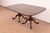 An exceptional Regency, Georgian, or Queen Anne style double pedestal extension dining table By Stickley USA, 1987...