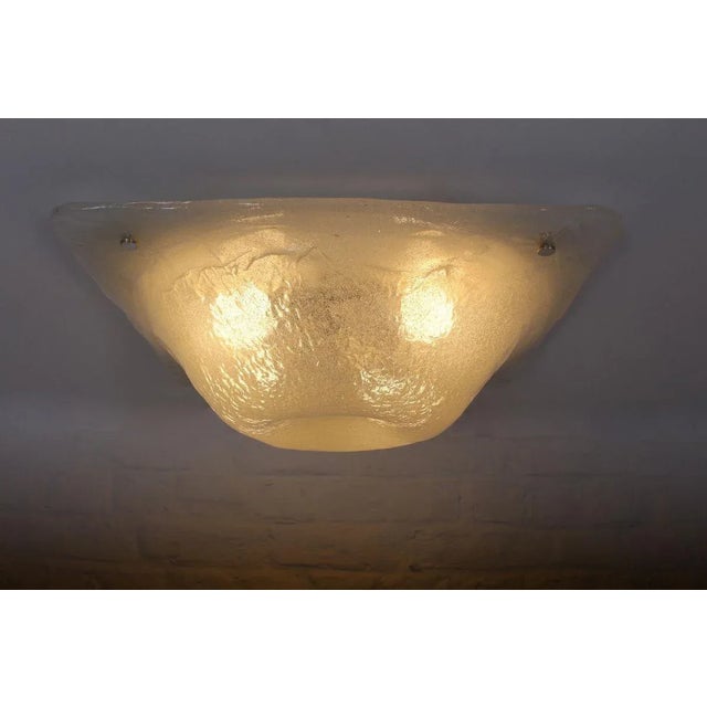 Blown Glass Ceiling Lamp from Müller & Zimmer For Sale - Image 11 of 11