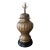 Vintage Brass Ginger Jar Lamp For Sale