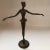 Bronze Vintage Cast Bronze Abstract Ballerina Figure For Sale - Image 8 of 13