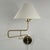 Articulating Brass Wall Light, 1950s For Sale - Image 6 of 16