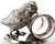 American Late 19th Century "Large Chick on Oval Base" Silver Plated Figural Victorian Napkin Ring; Meriden For Sale - Image 3 of 7