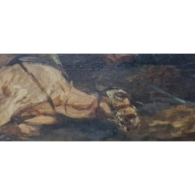 Vittorio Cajani, Battle Scene, 19th Century, Oil on Canvas, Framed For Sale - Image 5 of 17