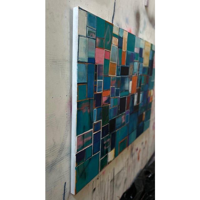 Structure 202- Oil on Canvas by Kymm Swank For Sale - Image 4 of 5