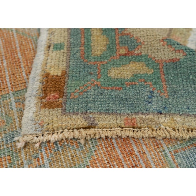Turkish Mini Rug Oriental Hand Knotted Vintage Rug 1'8" x 3'5" #21176 For Sale In Houston - Image 6 of 8