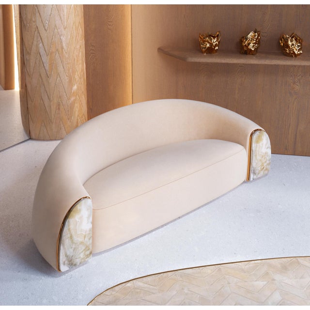 Contemporary Stone Sofa by Alter Ego Studio For Sale - Image 3 of 7