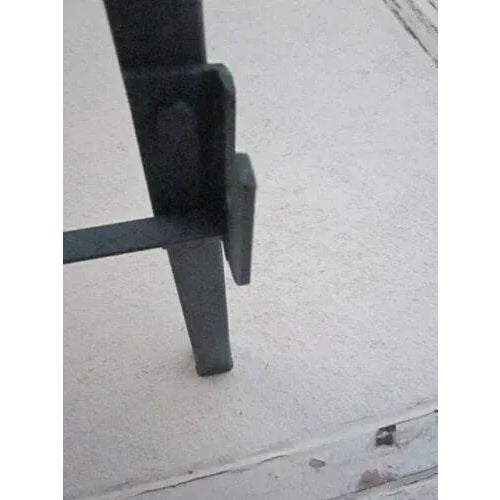 Vintage Twin Headboard Footboard and Rails Dark Green New Paint From the 1940s - Set of 2 For Sale - Image 11 of 13