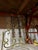 Brown 1970s Iron Giacometti Style Metal Chair With Wooden Abacus Details For Sale - Image 8 of 9
