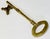 Oversized Vintage Brass Key Paper Weight For Sale - Image 4 of 9