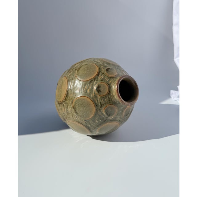 Mid-Century Ceramic Vase by Christian Poulsen for Bing and Grondahl For Sale - Image 10 of 12