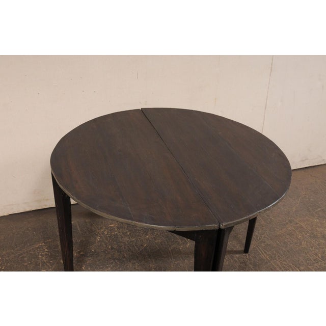 Pair Swedish Demi-Lunes (or Center Table) For Sale - Image 9 of 12