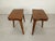Set of Vintage Oak Stools, 1950 For Sale - Image 3 of 11