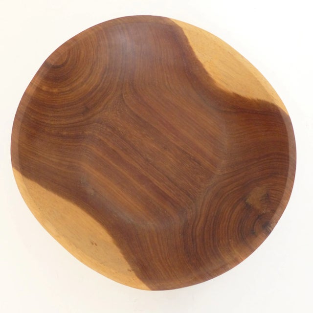 Scandinavian Teak Wood Bowl, 1950s For Sale - Image 3 of 4