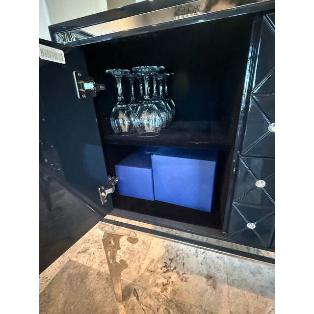 Michael Amini Hollywood Swank Sideboard Cabinet Storage For Sale In San Diego - Image 6 of 12