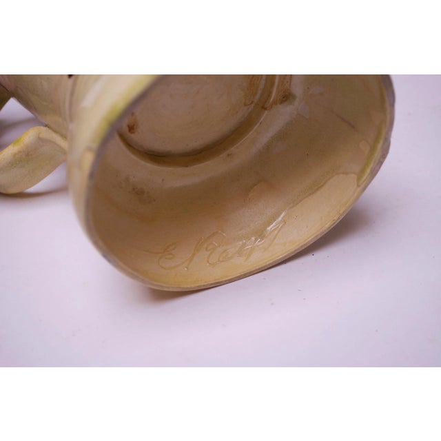 1940s Studio Pottery Chicken Pitcher by Emily Reinse For Sale - Image 11 of 12