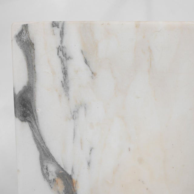 1900s French Wood White Patinated Bar With Marble Top For Sale - Image 12 of 18